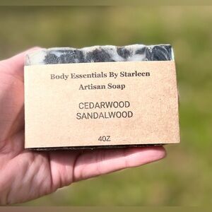 Hand Crafted - Cedarwood • Sandalwood Essential Oil Blend- Artisan Soap